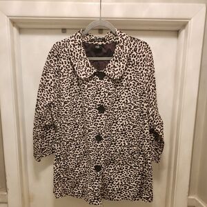 Brown leopard print Jacket